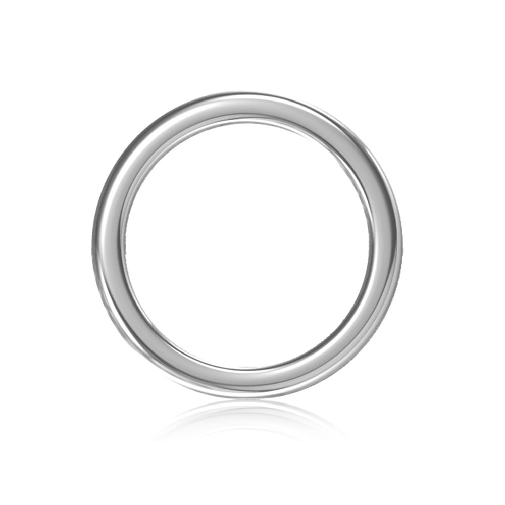 A. Jaffe Stunning 14k White Gold Channel Set Diamond Band with 17 Rounds