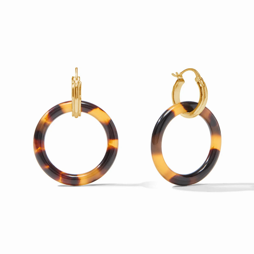 Julie Vos Madison Versatile 6-in-1 Fashion Charm Earrings for Women