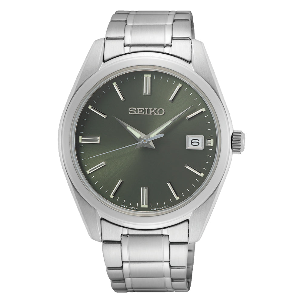 Seiko Essential Collection 40mm Stainless Steel Quartz Wristwatch