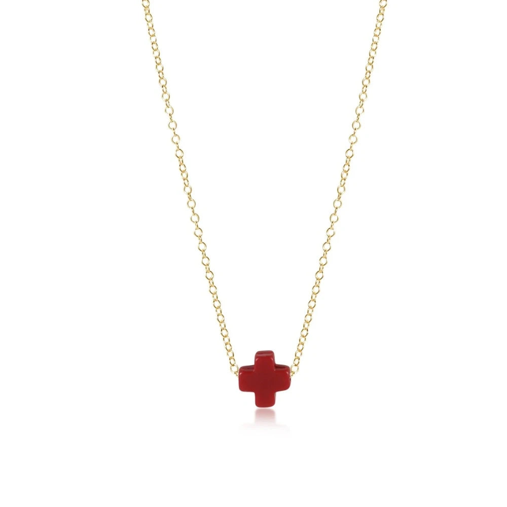 Enewton 16-Inch Gold-Filled Signature Cross Necklace - A Timeless Jewelry Piece