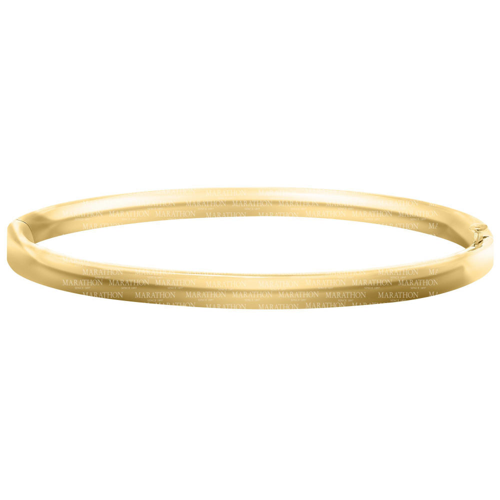 14k Yellow Gold Polished Bangle for Children - Ideal Jewelry Piece