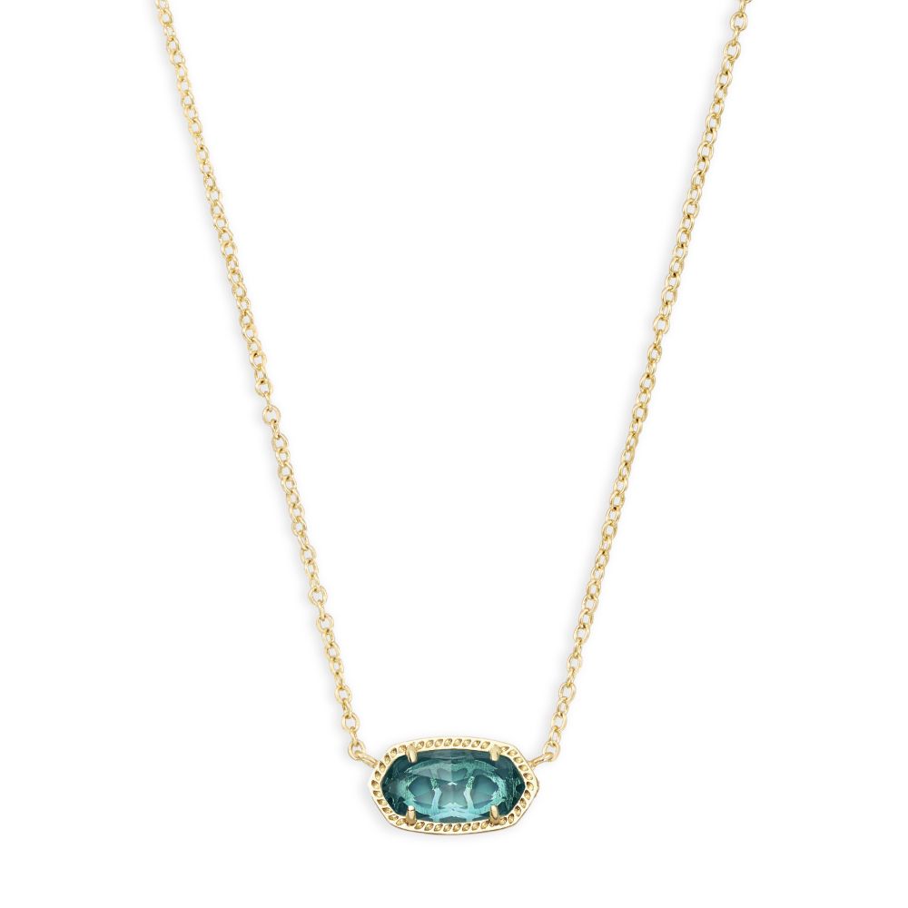 Kendra Scott Exquisite Elisa Pendant Necklace Crafted in London Blue Shade