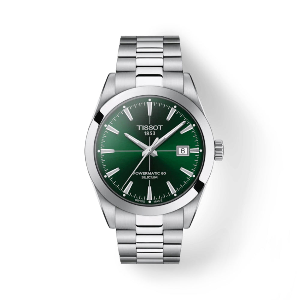 Tissot Men's Gentleman Collection Powermatic 80 Watch with Silicium Component