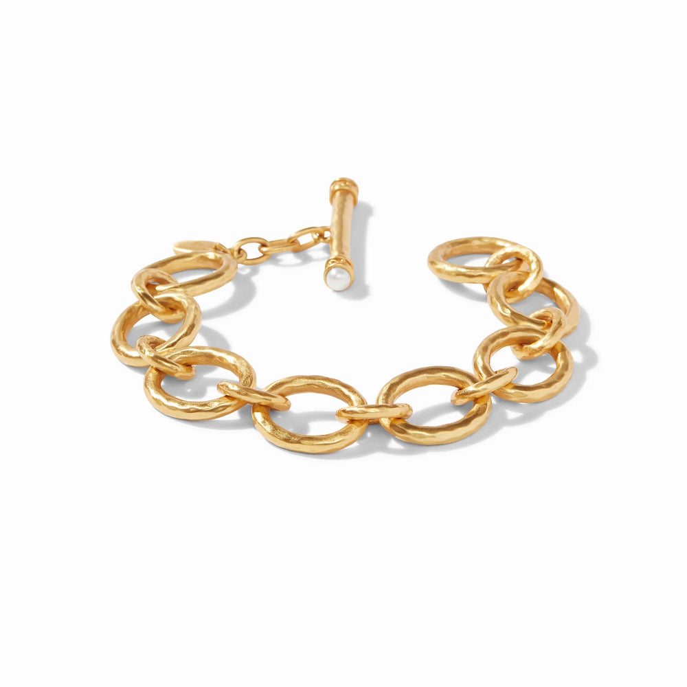 Julie Vos Catalina Demi Link Gold-Plated Toggle Bracelet for Women