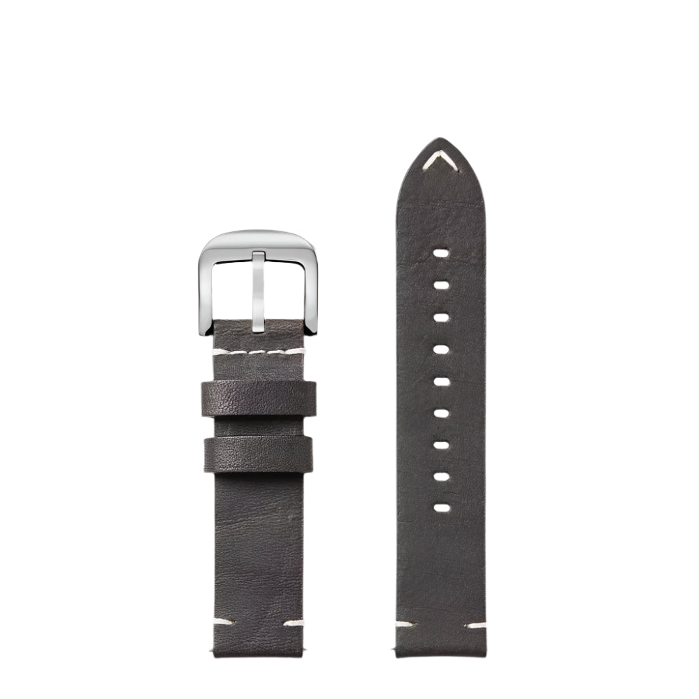Shinola 20mm Black Premium Leather Watch Strap, 115mm x 75mm