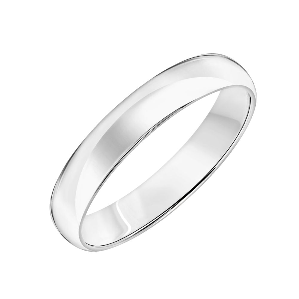 4mm 14k Solid Gold Comfort Fit Wedding Band