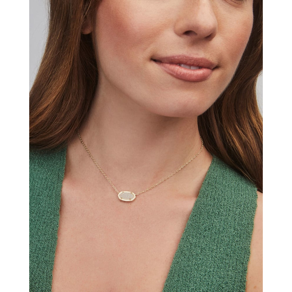 Kendra Scott Iridescent Drusy Elisa Style Pendant Necklace for Women