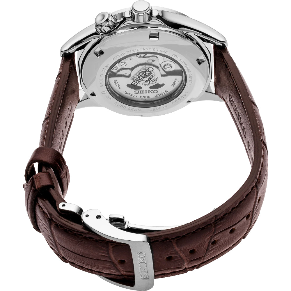 Seiko Prospex Automatic 40mm Alpinist Sports Watch for Adventure Enthusiasts