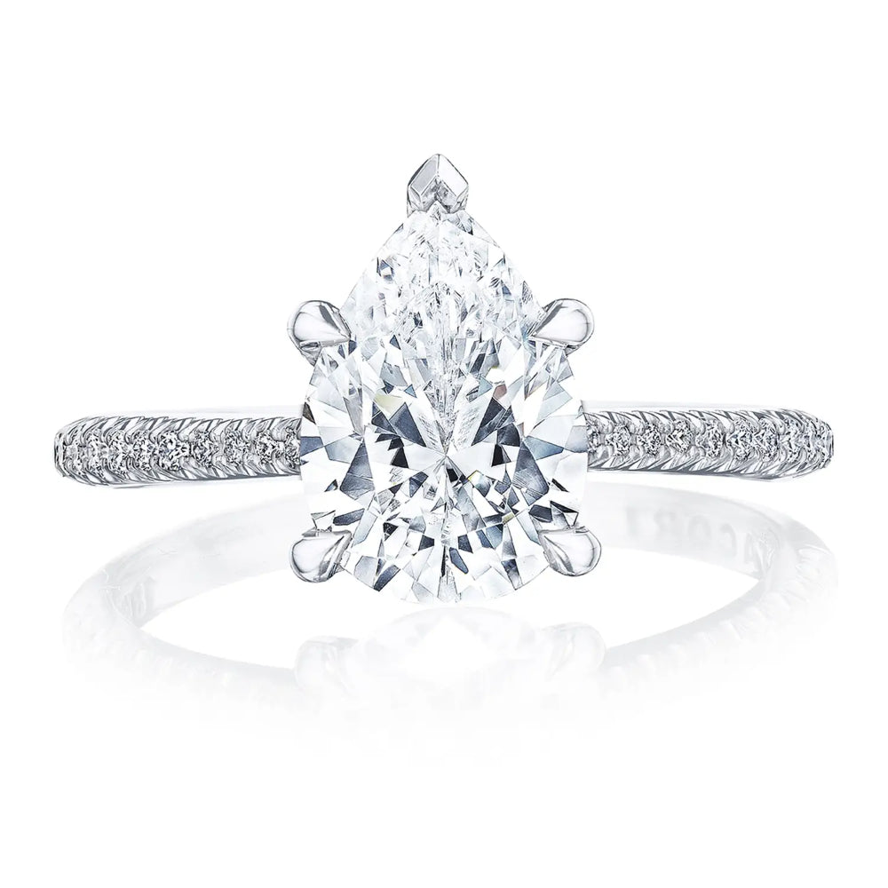 Tacori Founder's Collection Pear-Shaped Solitaire Engagement Ring for a Timeless Proposal