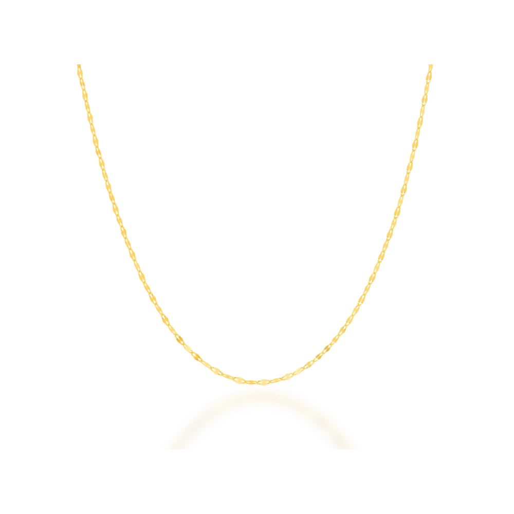 14k Yellow Gold Rachel Reid Mini Shimmer Chain for Layering