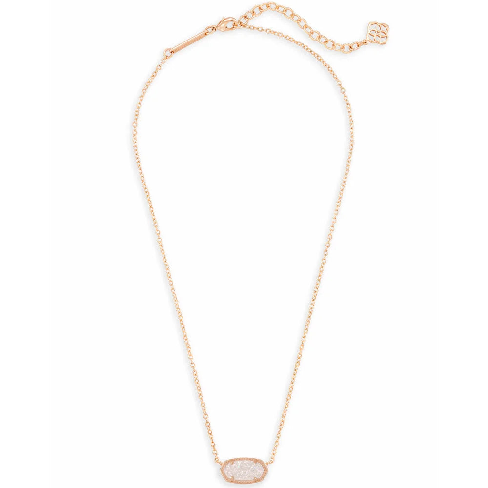 Kendra Scott Iridescent Drusy Elisa Style Pendant Necklace for Women