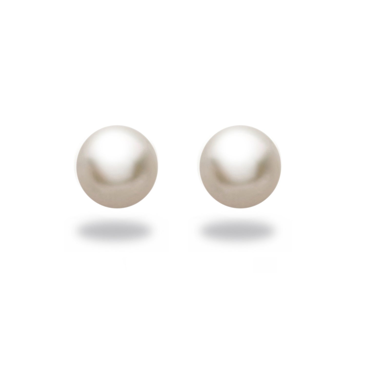 Tara Akoya Cultured Pearl Stud Earrings for Women, Set in 14k Gold
