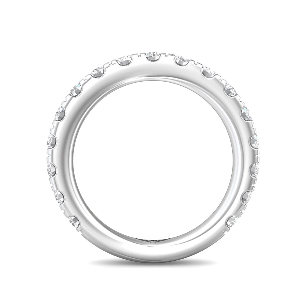 Exquisite 14k Diamond Wedding Band by Martin Flyer for Timeless Celebrations