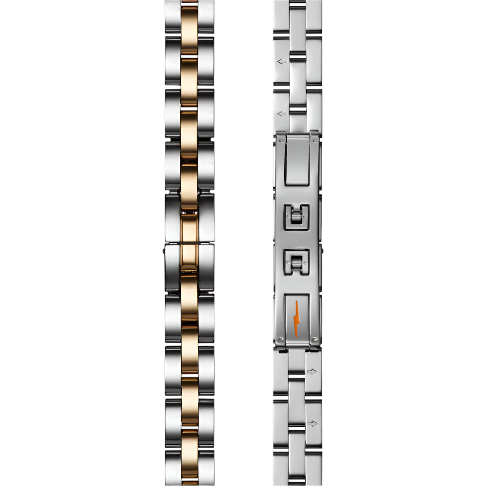 Shinola 34mm Two-Tone Quartz The Birdy Watch with Stylish Design