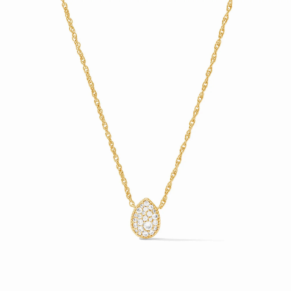 Julie Vos Delicate Luna Teardrop Design Necklace for Women