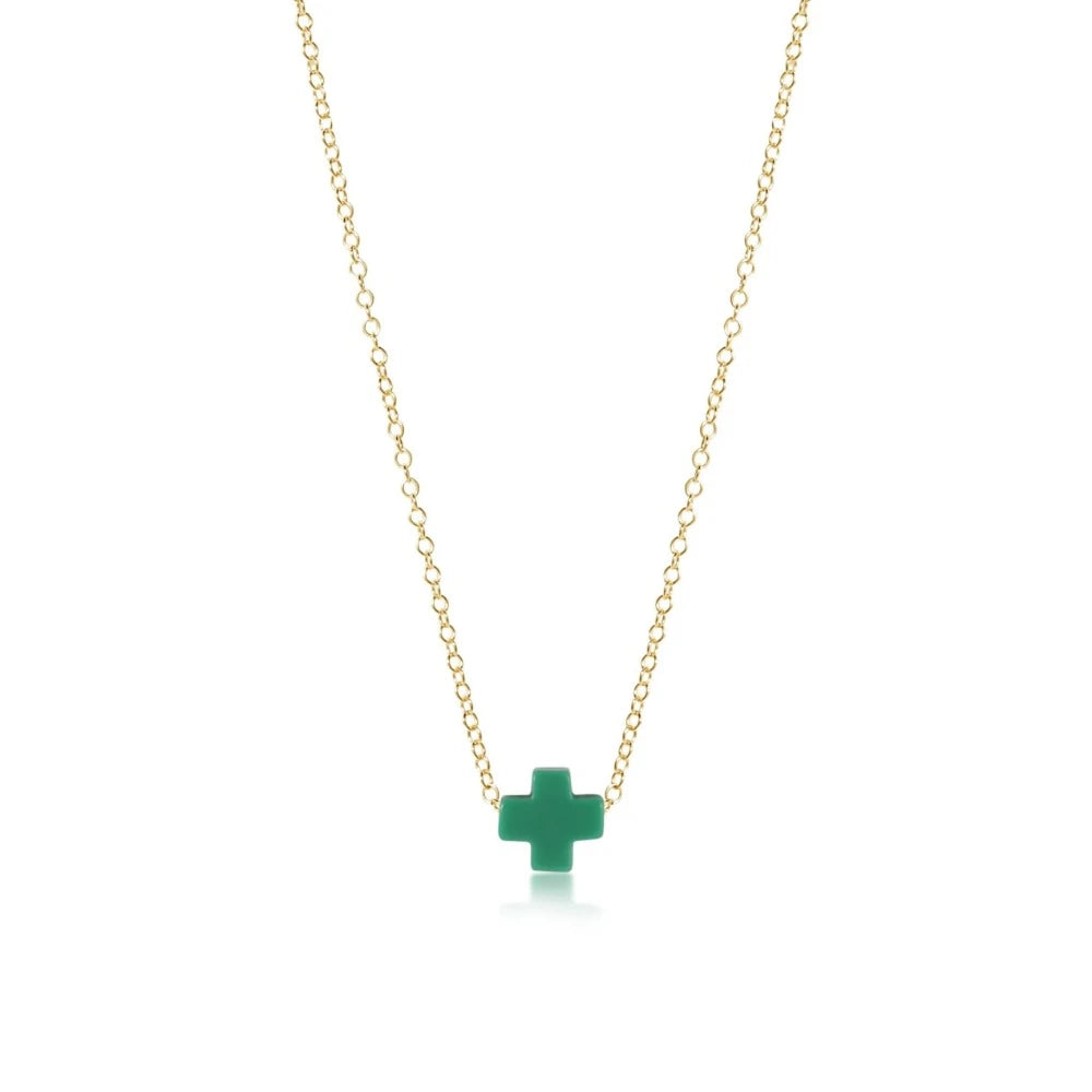 Enewton 16-Inch Gold-Filled Signature Cross Necklace - A Timeless Jewelry Piece