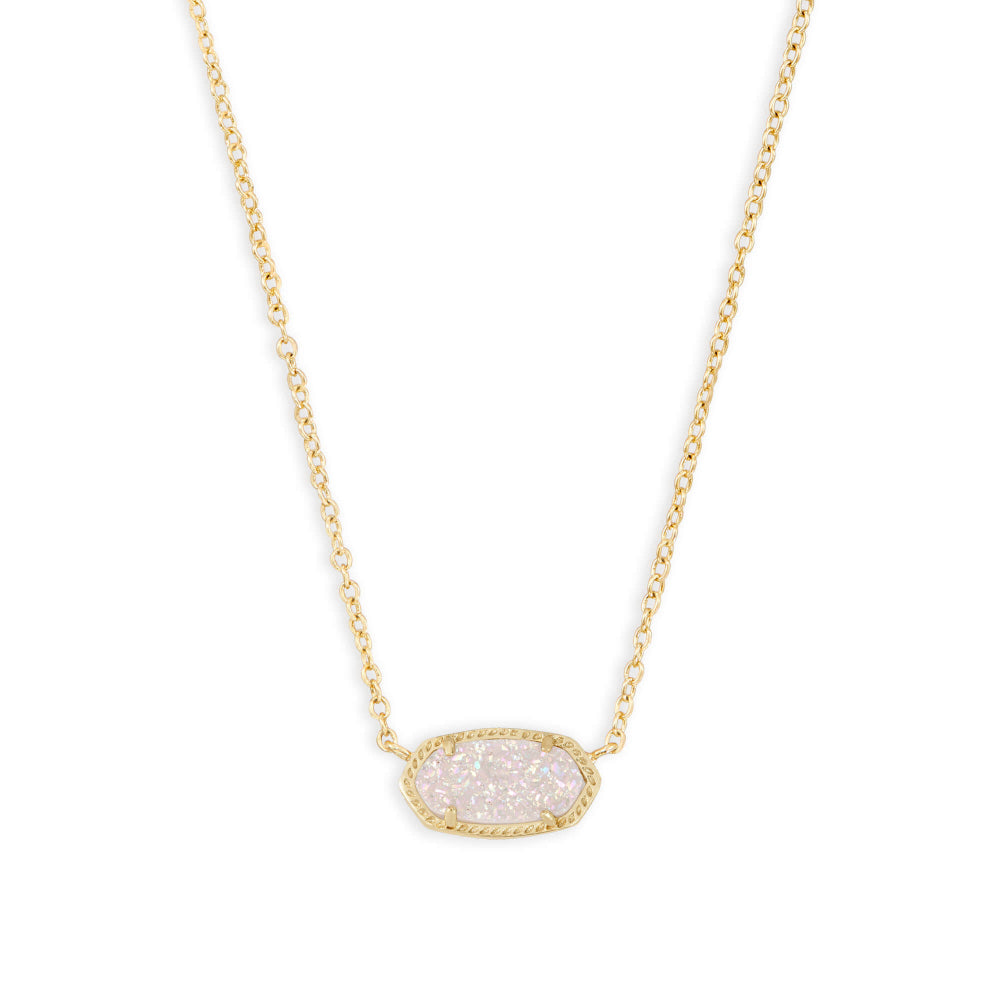 Kendra Scott Iridescent Drusy Elisa Style Pendant Necklace for Women