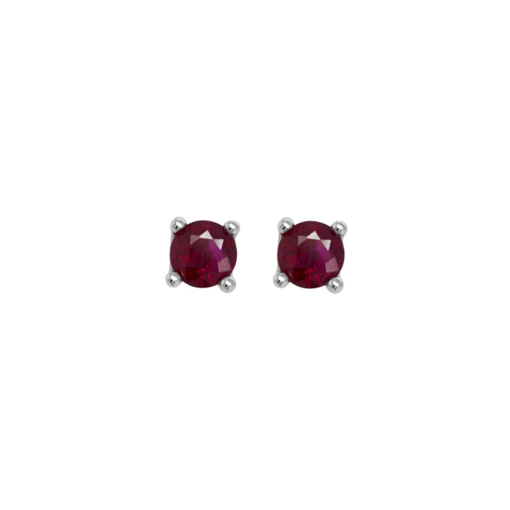 Exquisite 14k Gold Gemstone Stud Earrings for Adornment