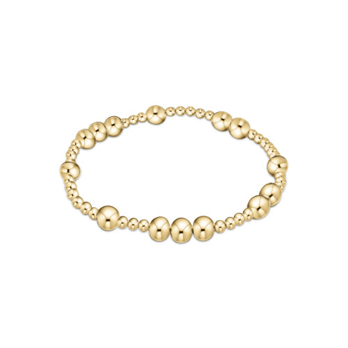Enewton 6.25-inch Gold 6mm Hope Unwritten Bracelet for Bold Style