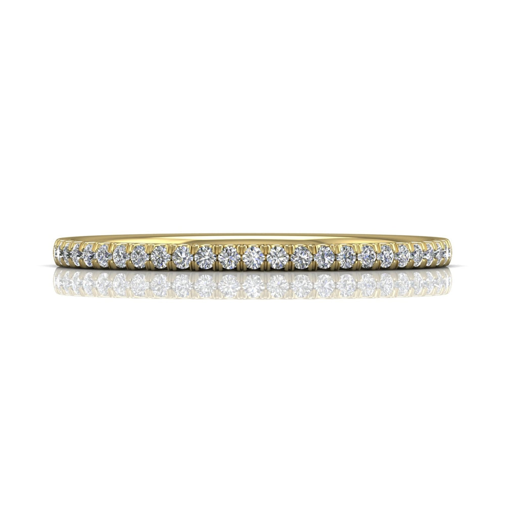 Martin Flyer FlyerFit Micropave Diamond Wedding Band