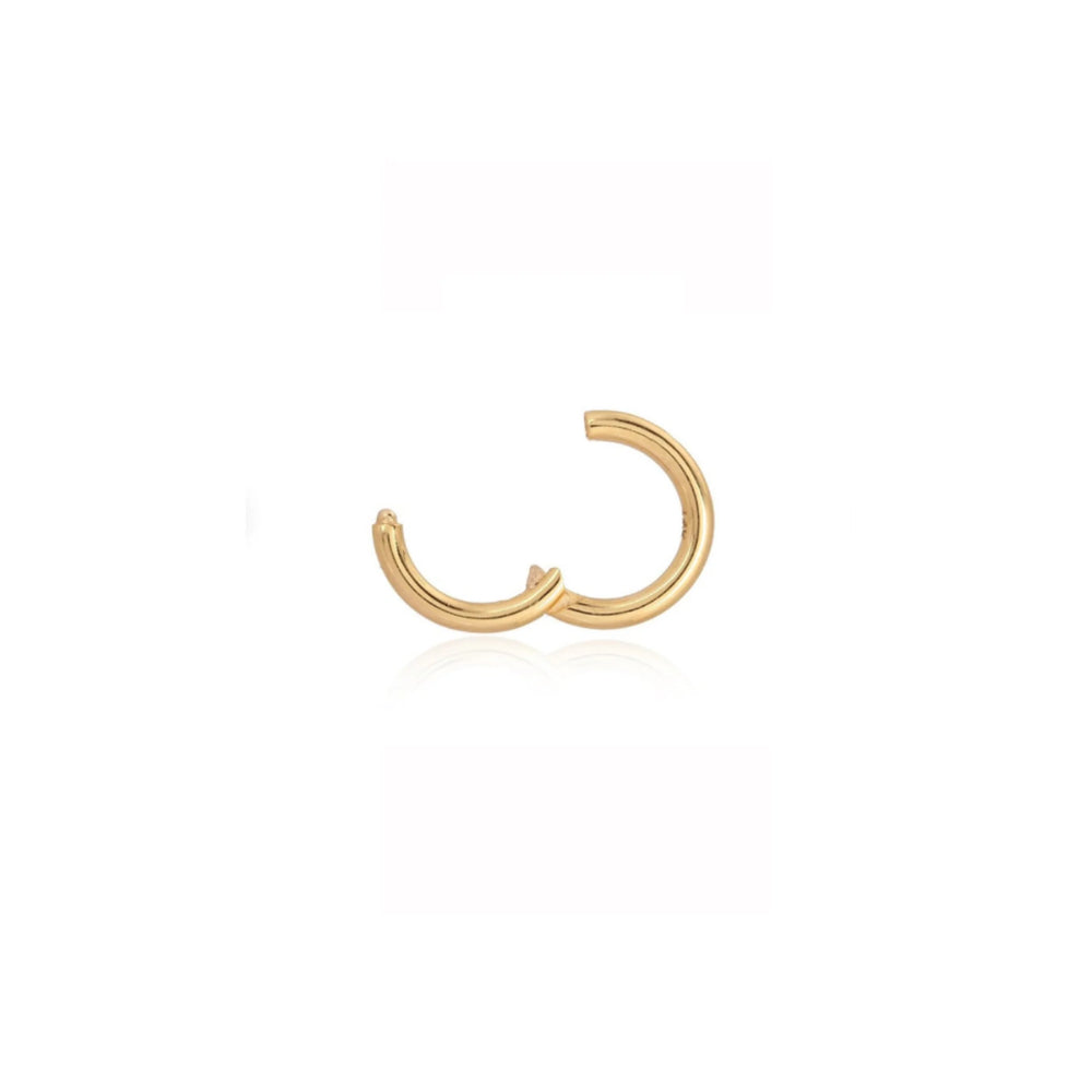 14k Yellow Gold Round Charm Clip Necklace by Rachel Reid