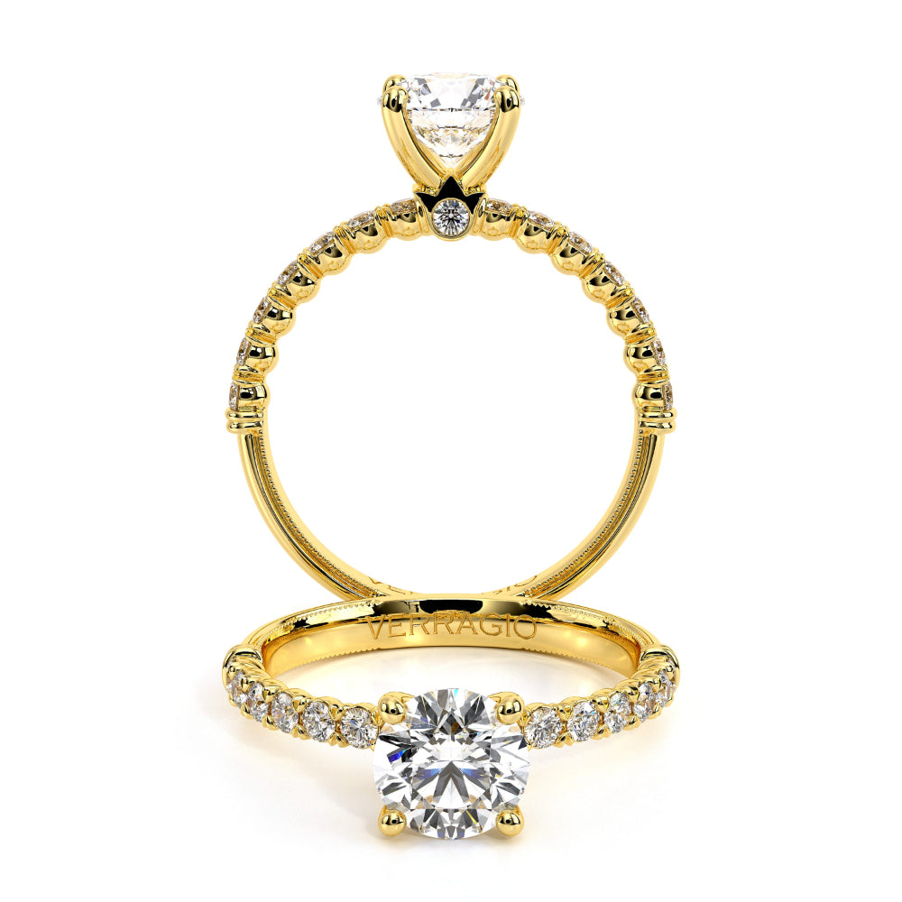 Verragio Renaissance 14k Yellow Gold Classic Engagement Ring for a Timeless Proposal