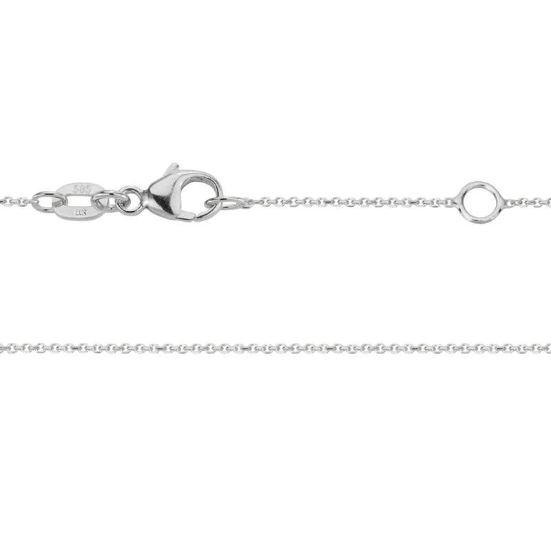 14k Gold Adjustable Wheat Style Necklace Chain, Length Ranging from 16 to 18 Inches