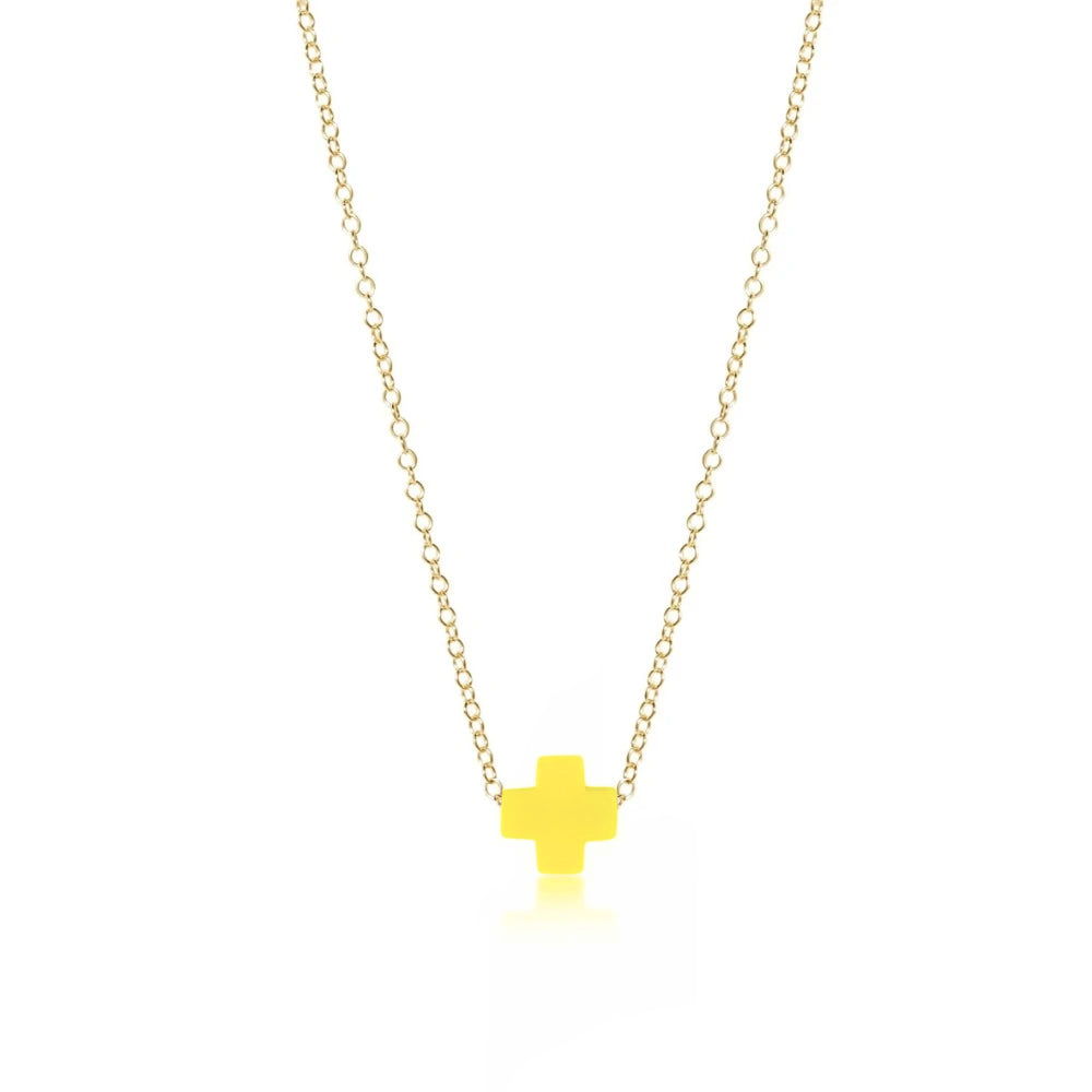Enewton 16-Inch Gold-Filled Signature Cross Necklace - A Timeless Jewelry Piece
