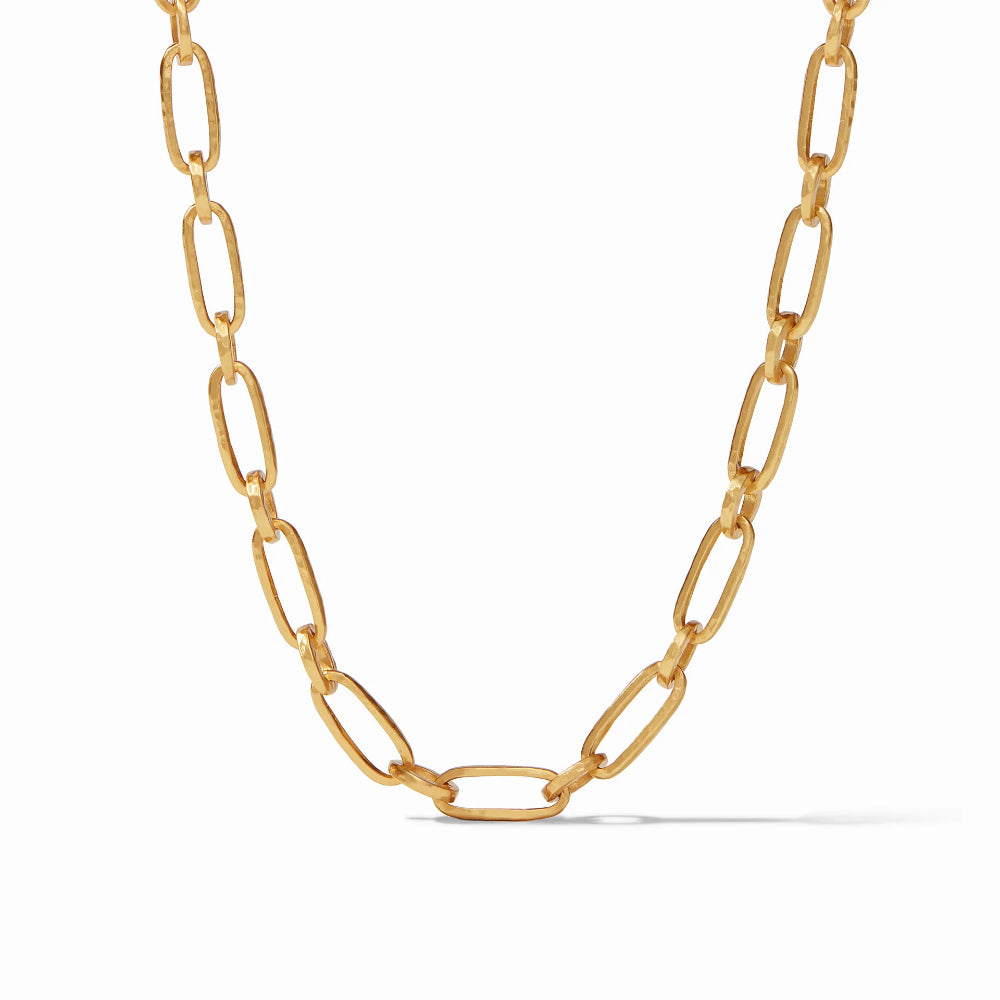 24k Gold Plated Julie Vos Palladio Adjustable Link Necklace