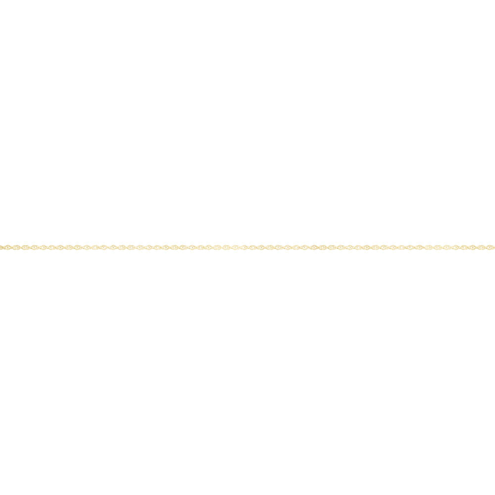 14-Year-Old 1mm Rope Chain with 18-Inch Spring Ring (Stock Jewelry Chain)