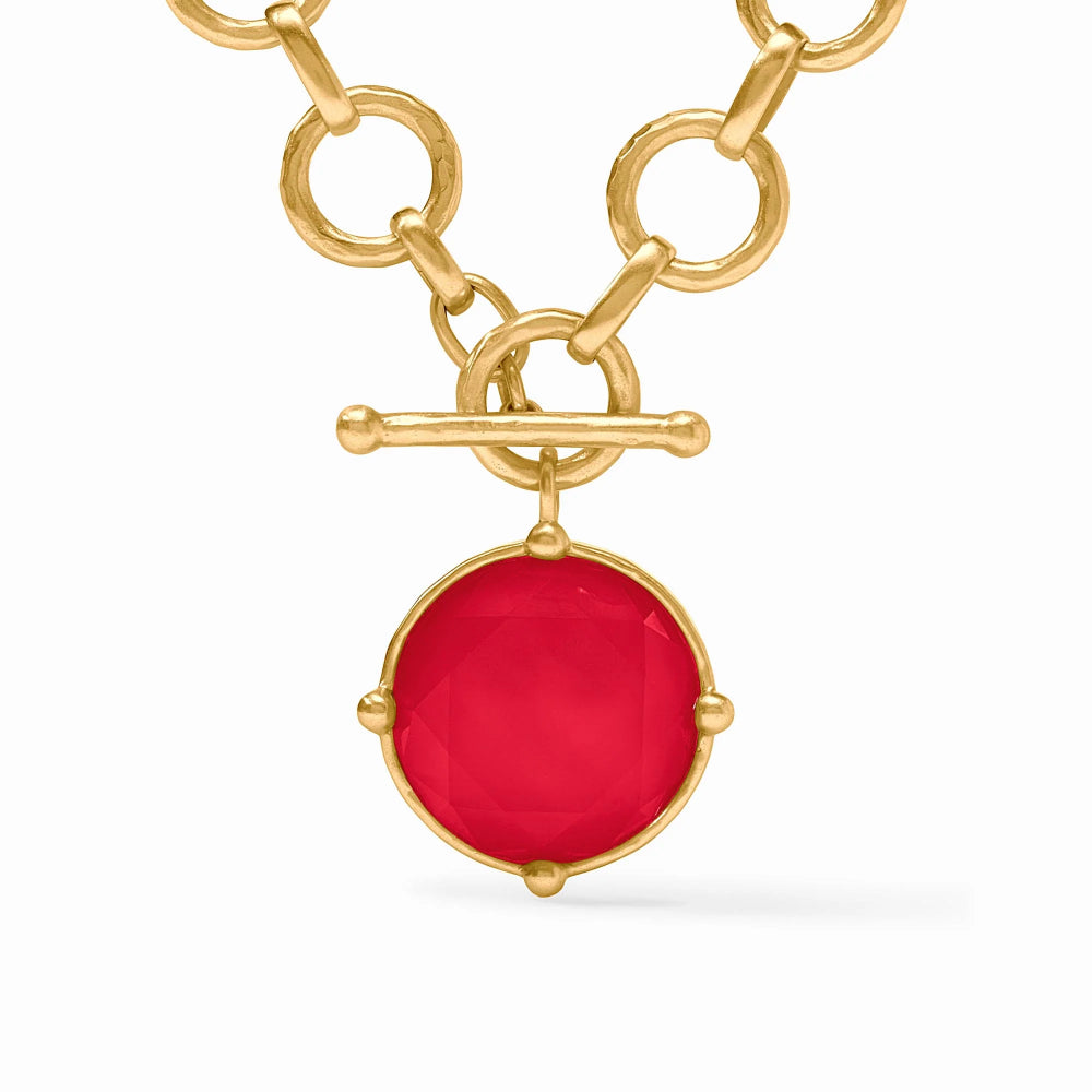 Julie Vos Shining Honeybee Statement Necklace with 24K Gold Plate