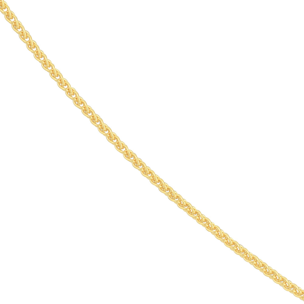 14k Gold 1.25mm Wheat Chain for Stunning Layering