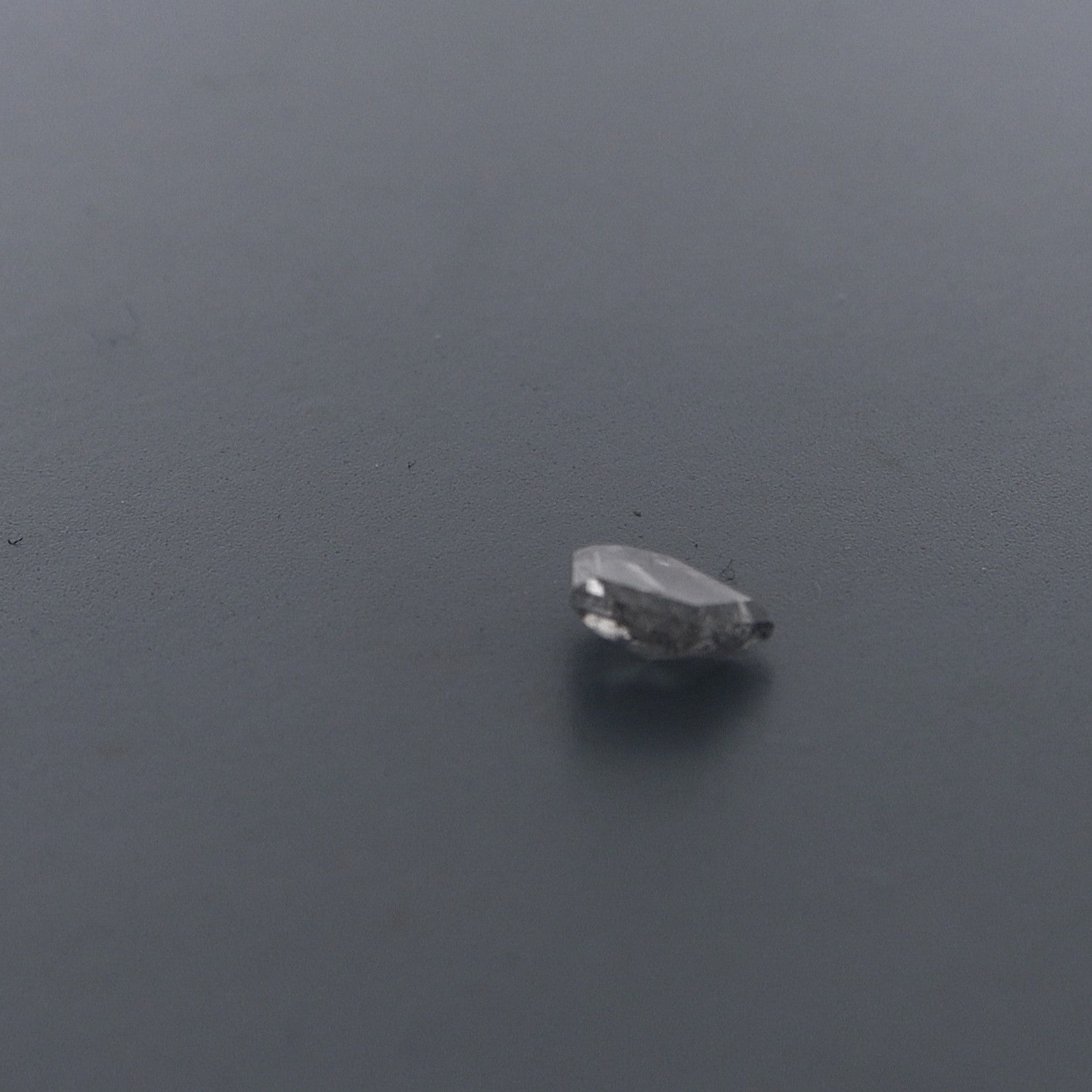 0.42CT Rose Cut Hexagon Salt & Pepper Loose Diamond