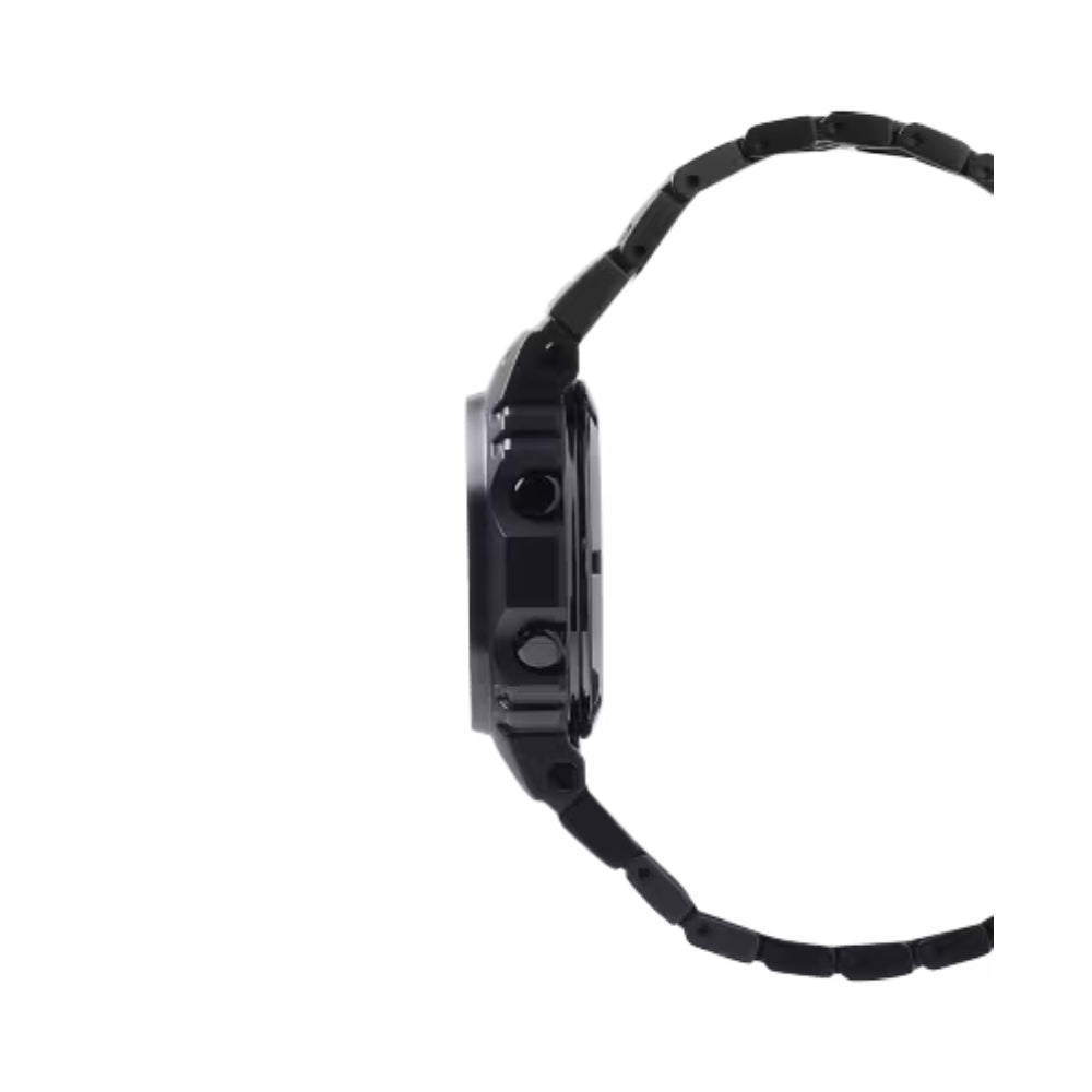 G-Shock Full Metal GMW-B5000 Series Solar-Powered Gray Men's Watch - A Stylish Timepiece with Multi-Finish Matte Black Metal Design