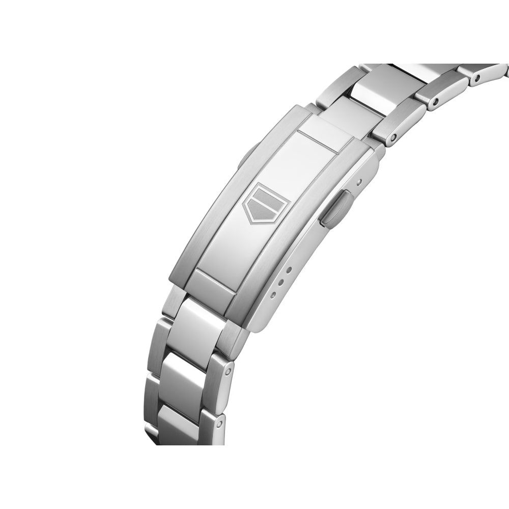 Tag Heuer 30mm Steel/White Ladies Aquaracer Watch with Diamond Markers