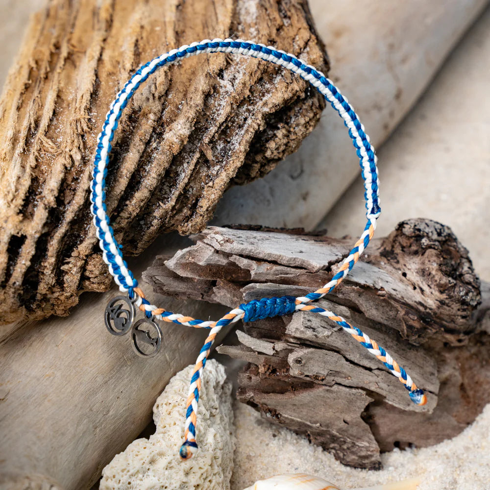 4Ocean 2024 Exclusive Limited Edition Reef Shark-themed Handmade Braided Bracelet for Both Men and Women