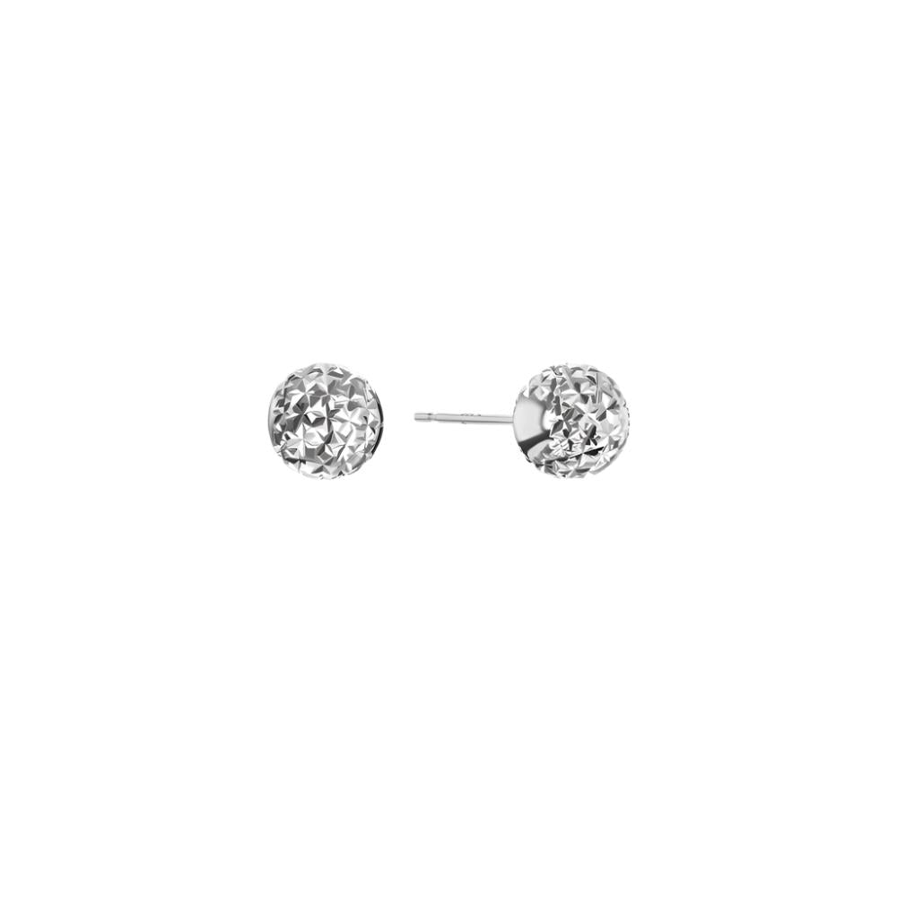 Exquisite Platinum-Crafted Born Lunar Stud Earrings for a Timeless Look