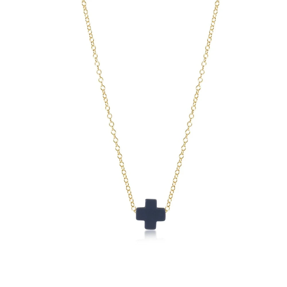 Enewton 16-Inch Gold-Filled Signature Cross Necklace - A Timeless Jewelry Piece