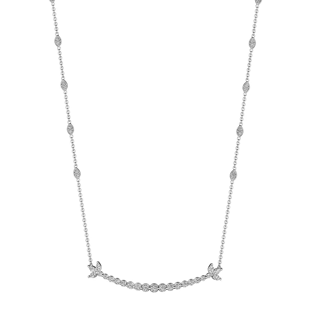 18k Verragio Hera Marquise Diamond Elegant Choker Necklace