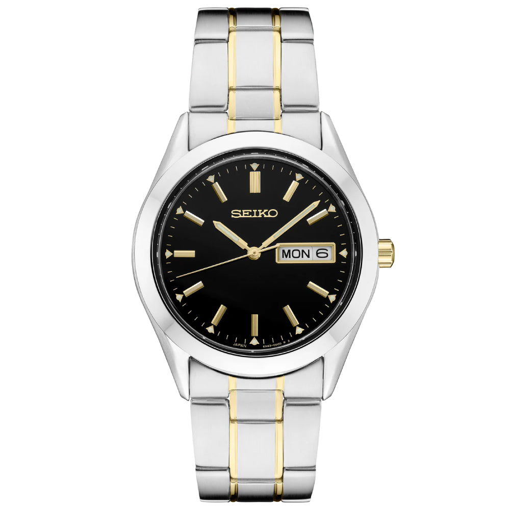 Seiko Two-Tone Quartz Watch from Essentials Collection for Daily & Dress Wear