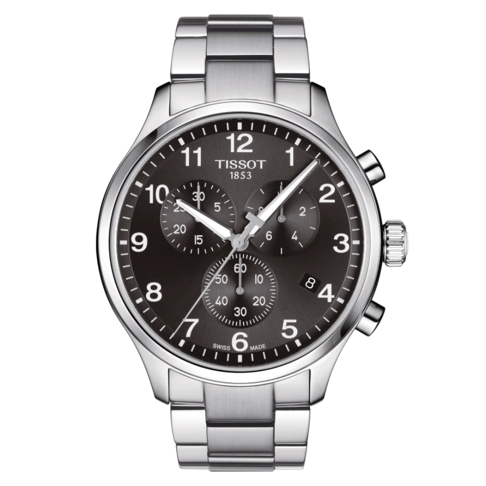 Tissot 45mm XL Classic Quartz Chronograph Sports Watch for Men and Women