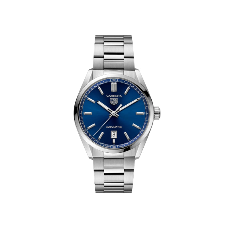 TAG Heuer Men's Carrera Automatic Watch with Stunning Blue Dial