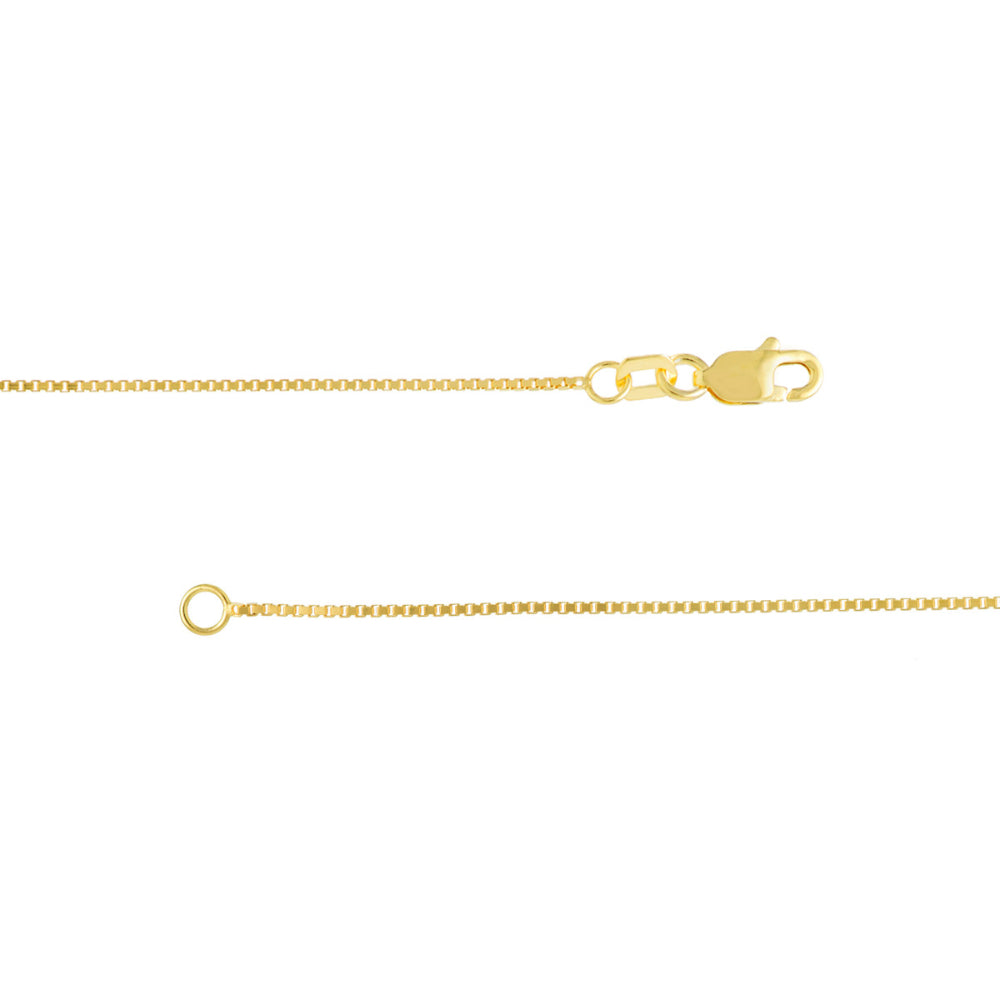 Elegant 14k Gold Box Chain for Enhanced Style