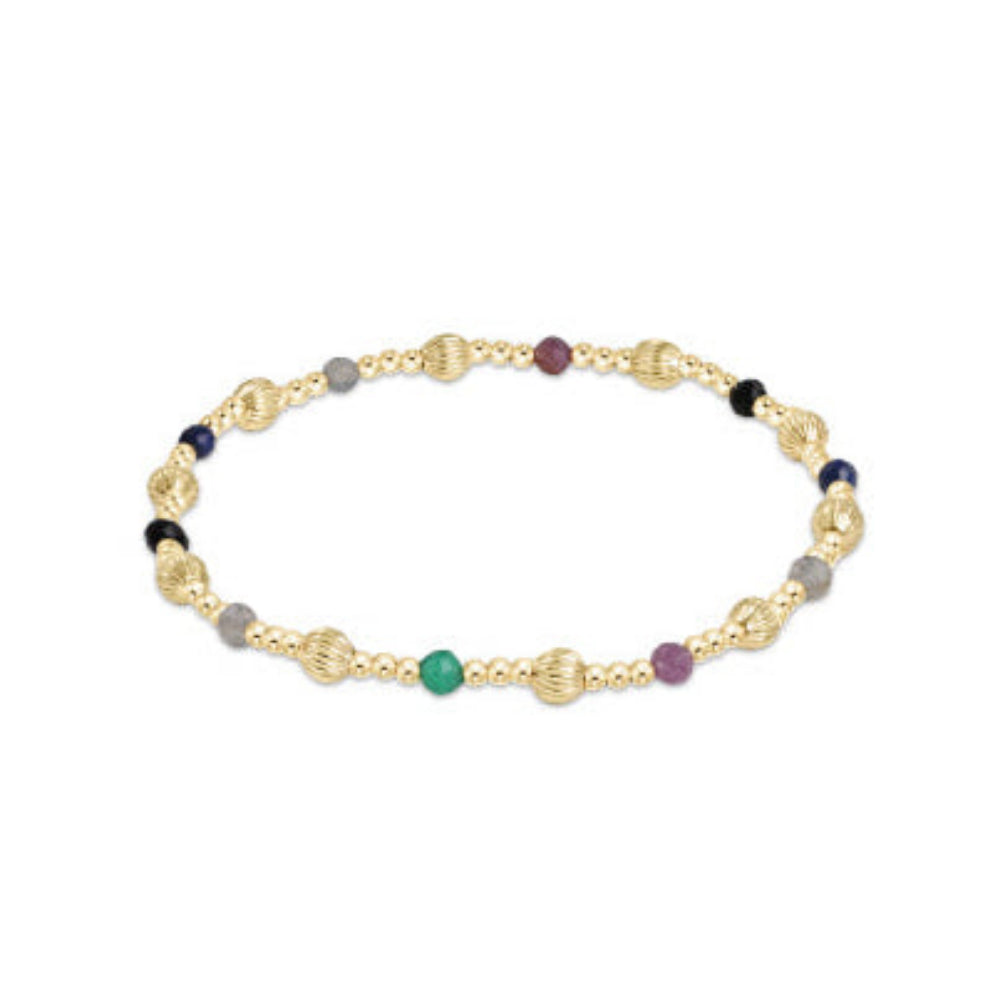 2024 Fall/Winter enewton 6.25-inch 4mm Gemstone Bead Bracelet - Stylish Stackable Piece