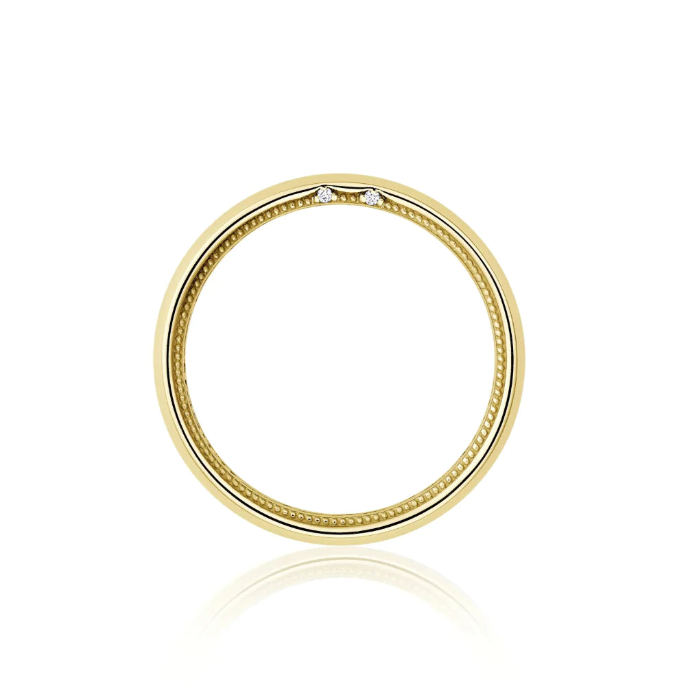 Tacori High Polish Classic Domed Band for Gentlemen