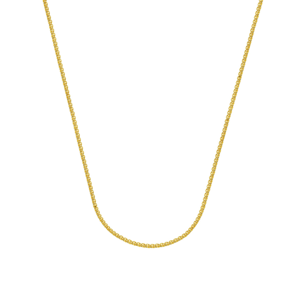 14k Gold 1.25mm Wheat Chain for Stunning Layering