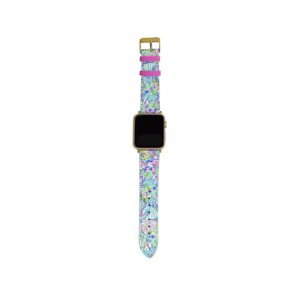 Stylish Lilly Pulitzer Genuine Leather Band for Apple Watch