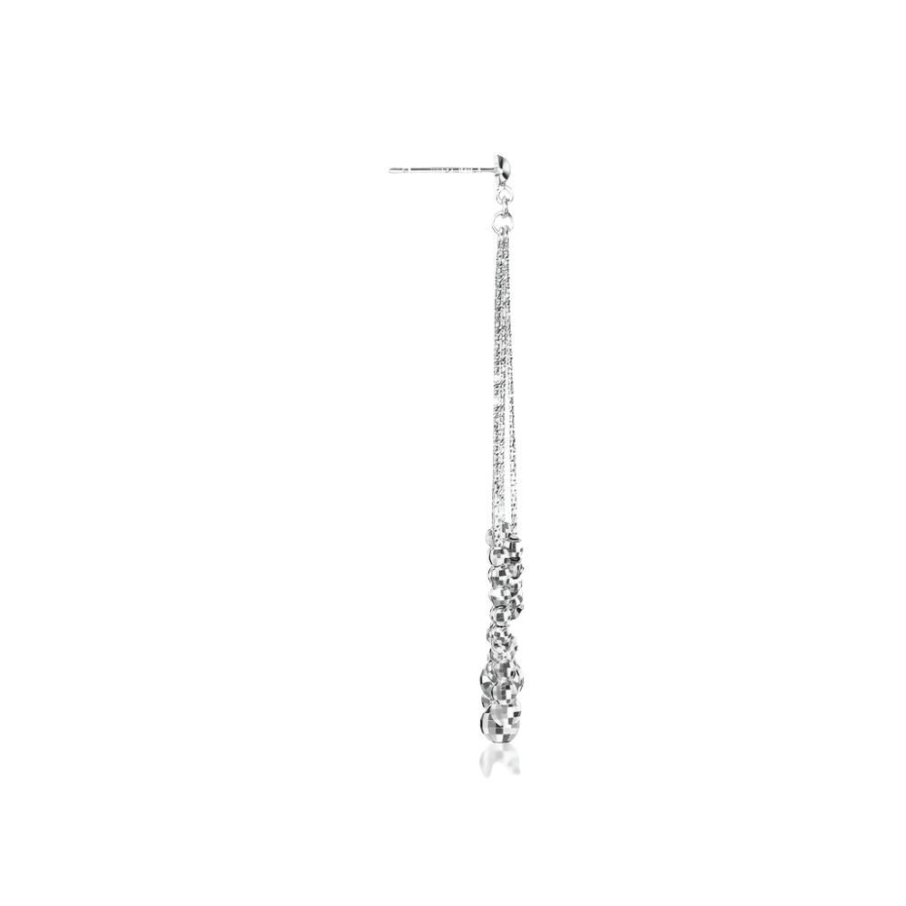 Platinum-Crafted Eos Ellipse Earrings Inspired by Celestial Orbits