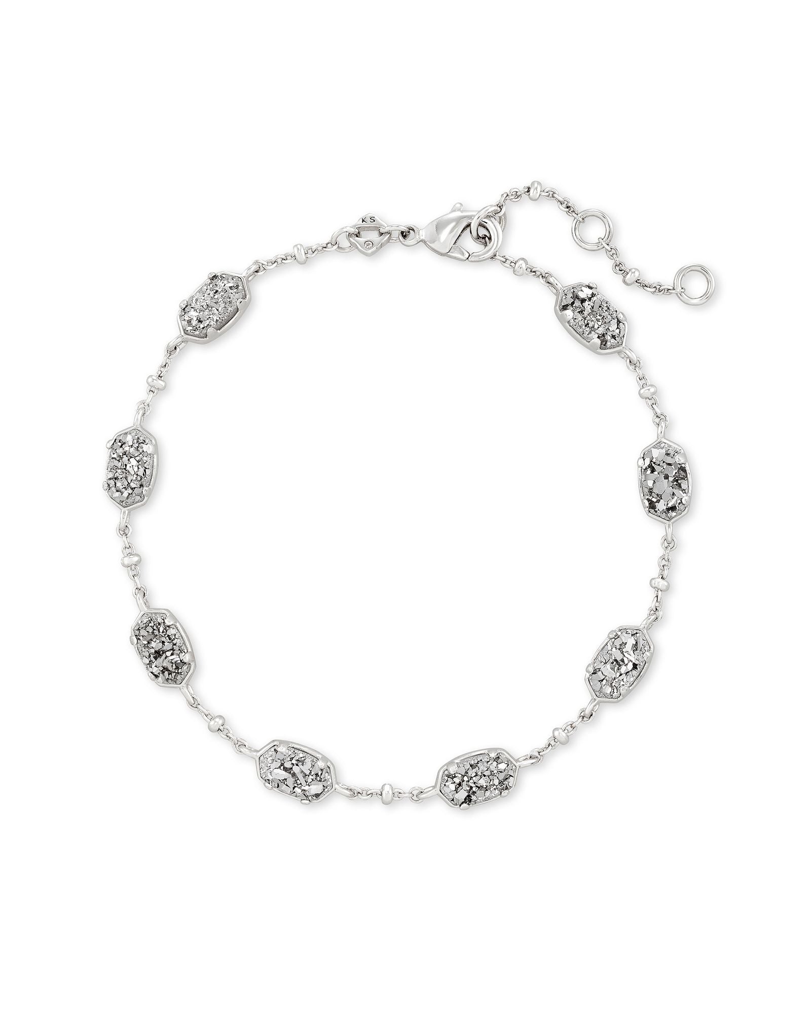 Kendra Scott Emilie Drusy Chain Bracelet - A Shimmering Jewelry Piece for Stylish Stacking