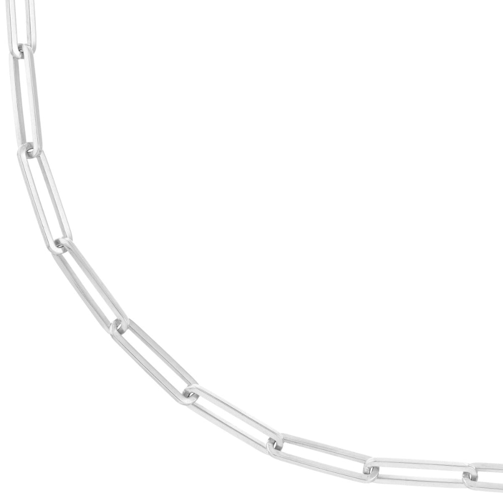 Stunning 14k Gold Designer Long Link Necklace Chain, 20 Inches